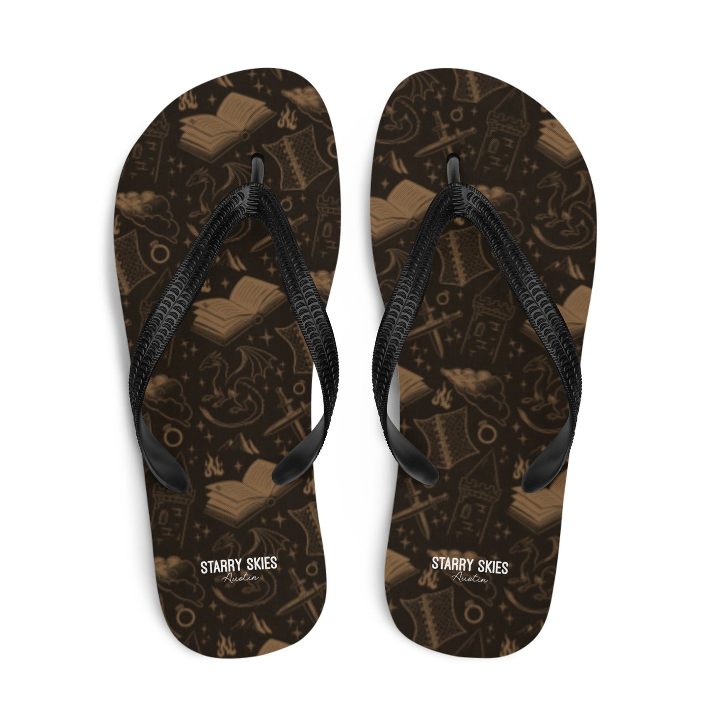 Romantasy Reader Flip - Flops - Starry Skies Austin