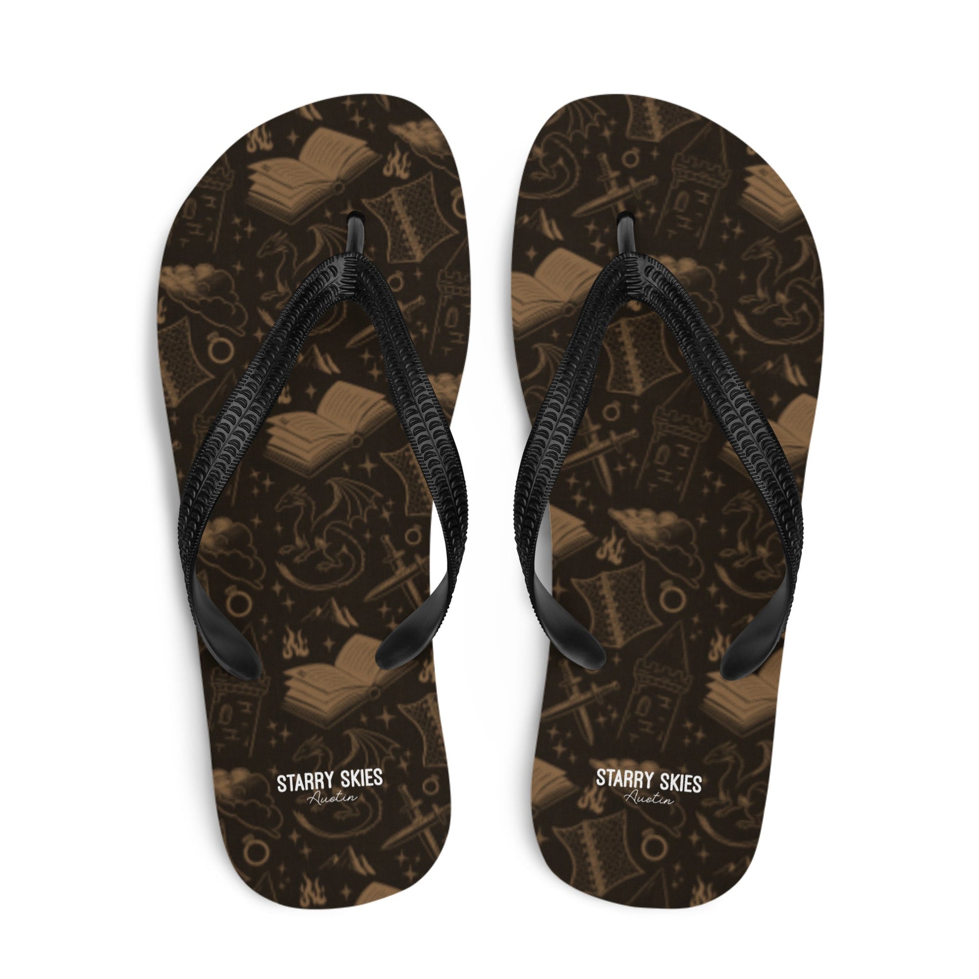 Romantasy Reader Flip - Flops - Starry Skies Austin