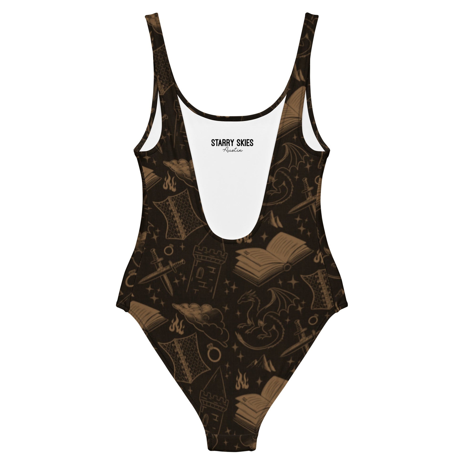 Romantasy Reader One - Piece Swimsuit - Starry Skies Austin