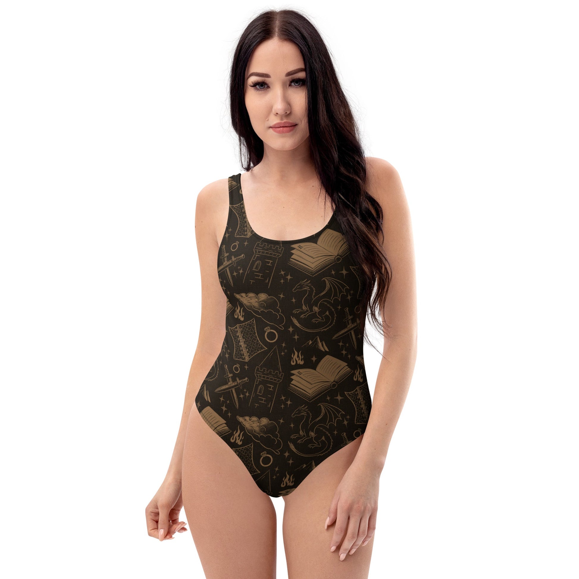 Romantasy Reader One - Piece Swimsuit - Starry Skies Austin