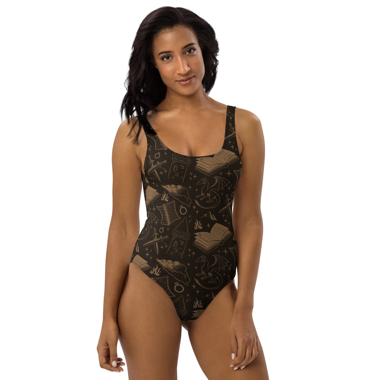 Romantasy Reader One - Piece Swimsuit - Starry Skies Austin