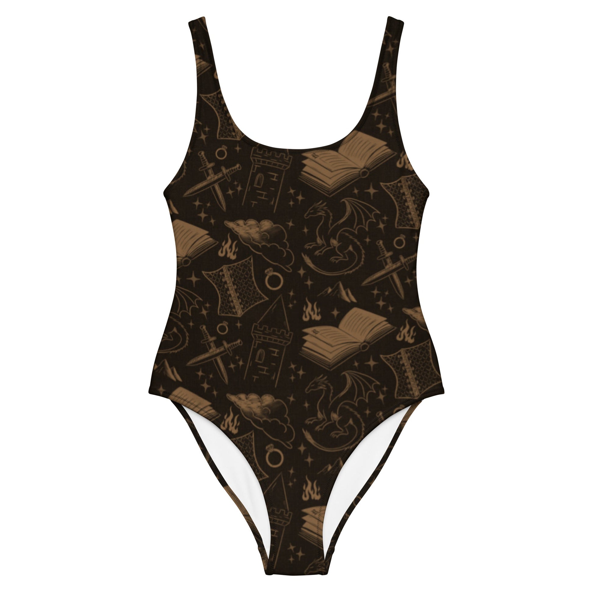 Romantasy Reader One - Piece Swimsuit - Starry Skies Austin