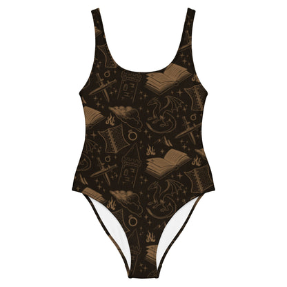 Romantasy Reader One - Piece Swimsuit - Starry Skies Austin