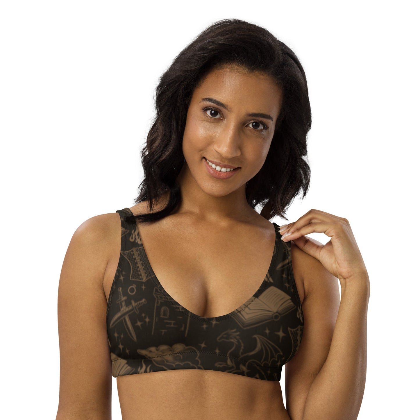 Romantasy Reader Padded Bikini Top - Starry Skies Austin
