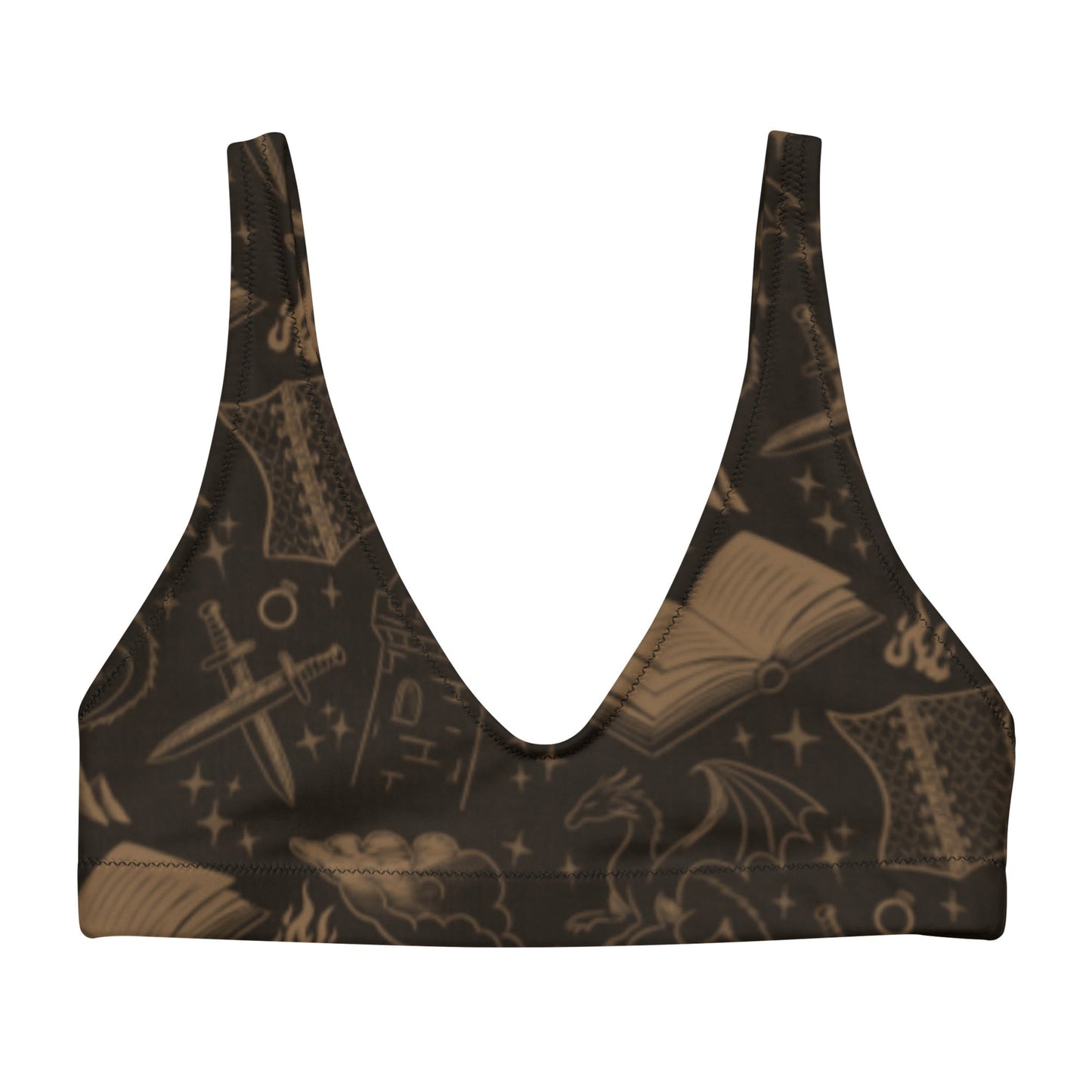 Romantasy Reader Padded Bikini Top - Starry Skies Austin