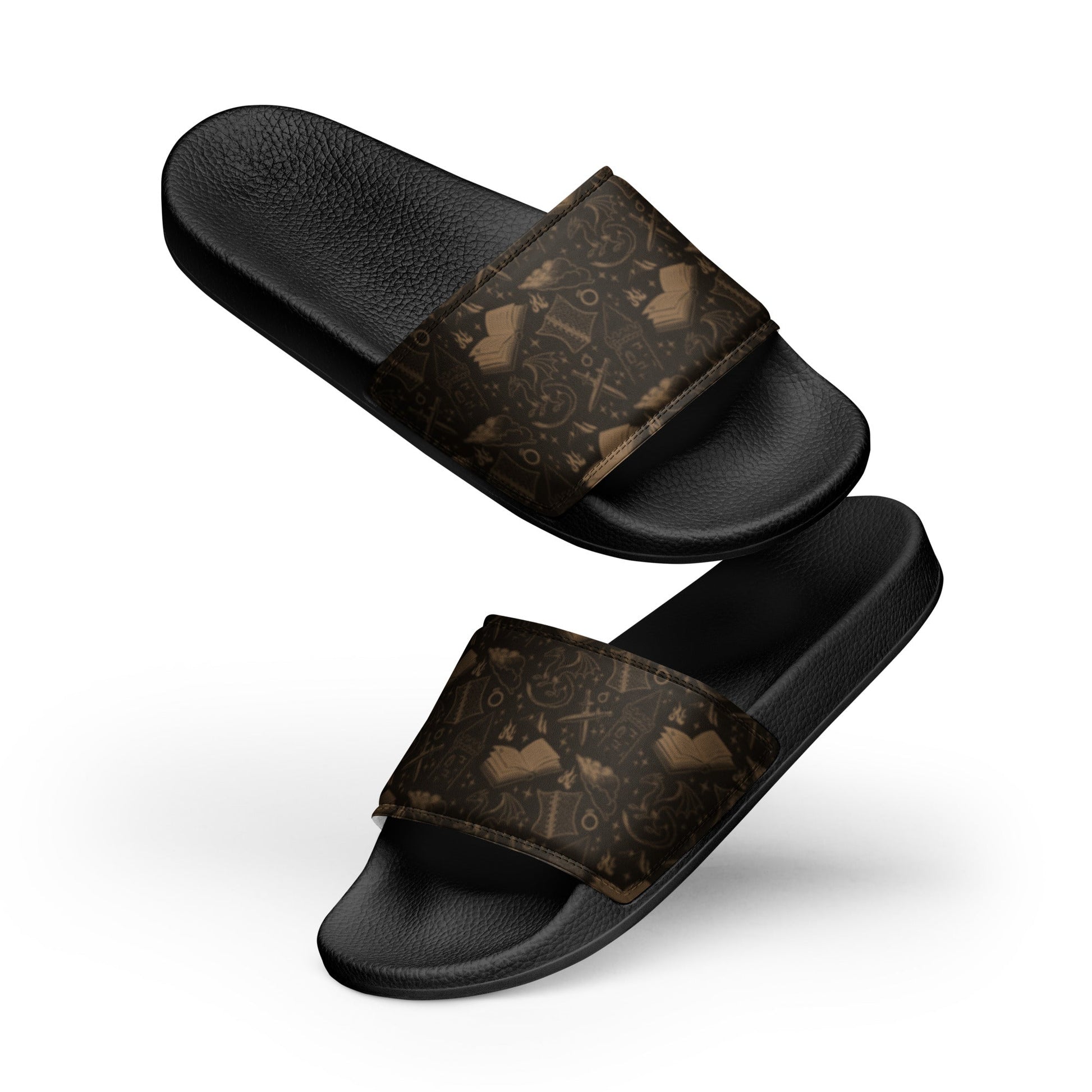 Romantasy Reader Slide Sandals - Starry Skies Austin