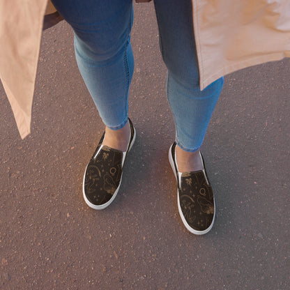 Romantasy slip - on canvas shoes - Starry Skies Austin