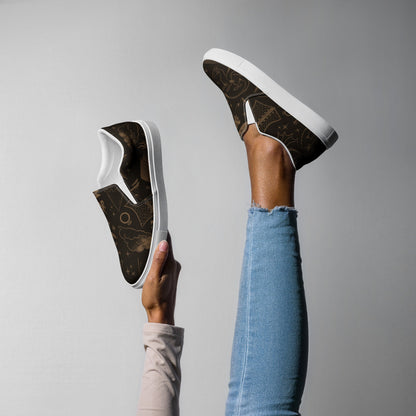 Romantasy slip - on canvas shoes - Starry Skies Austin