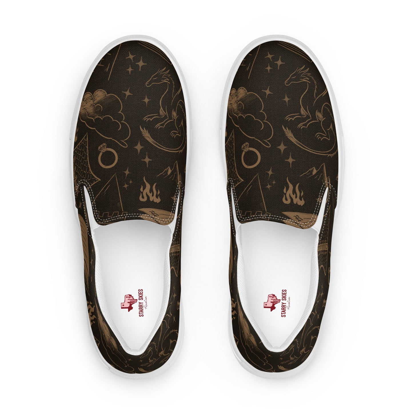 Romantasy slip - on canvas shoes - Starry Skies Austin