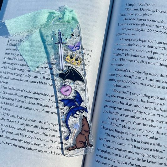 Romantasy Symbols Acrylic Bookmark - Starry Skies Austin