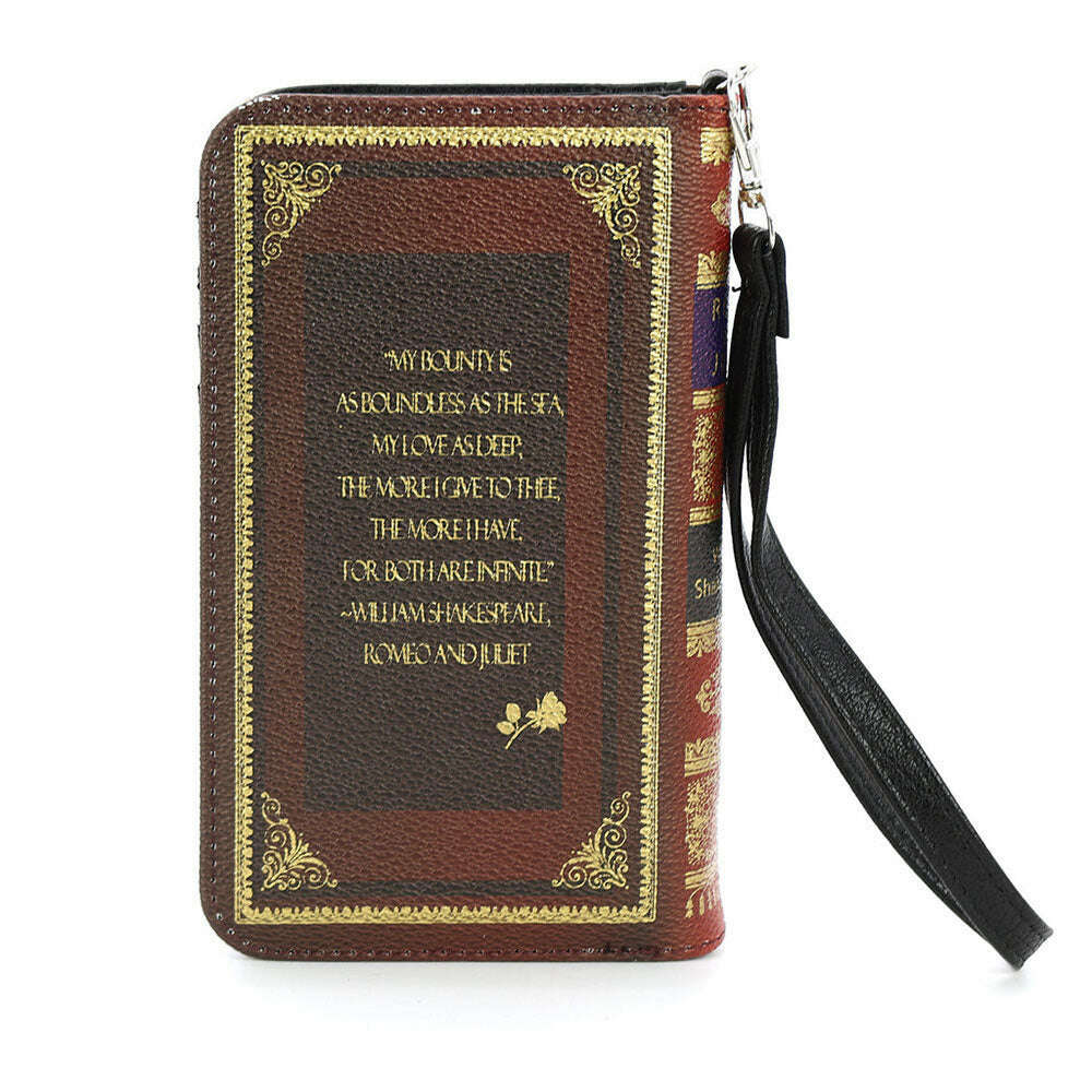 Romeo And Juliet Book Wallet Wristlet - Starry Skies Austin