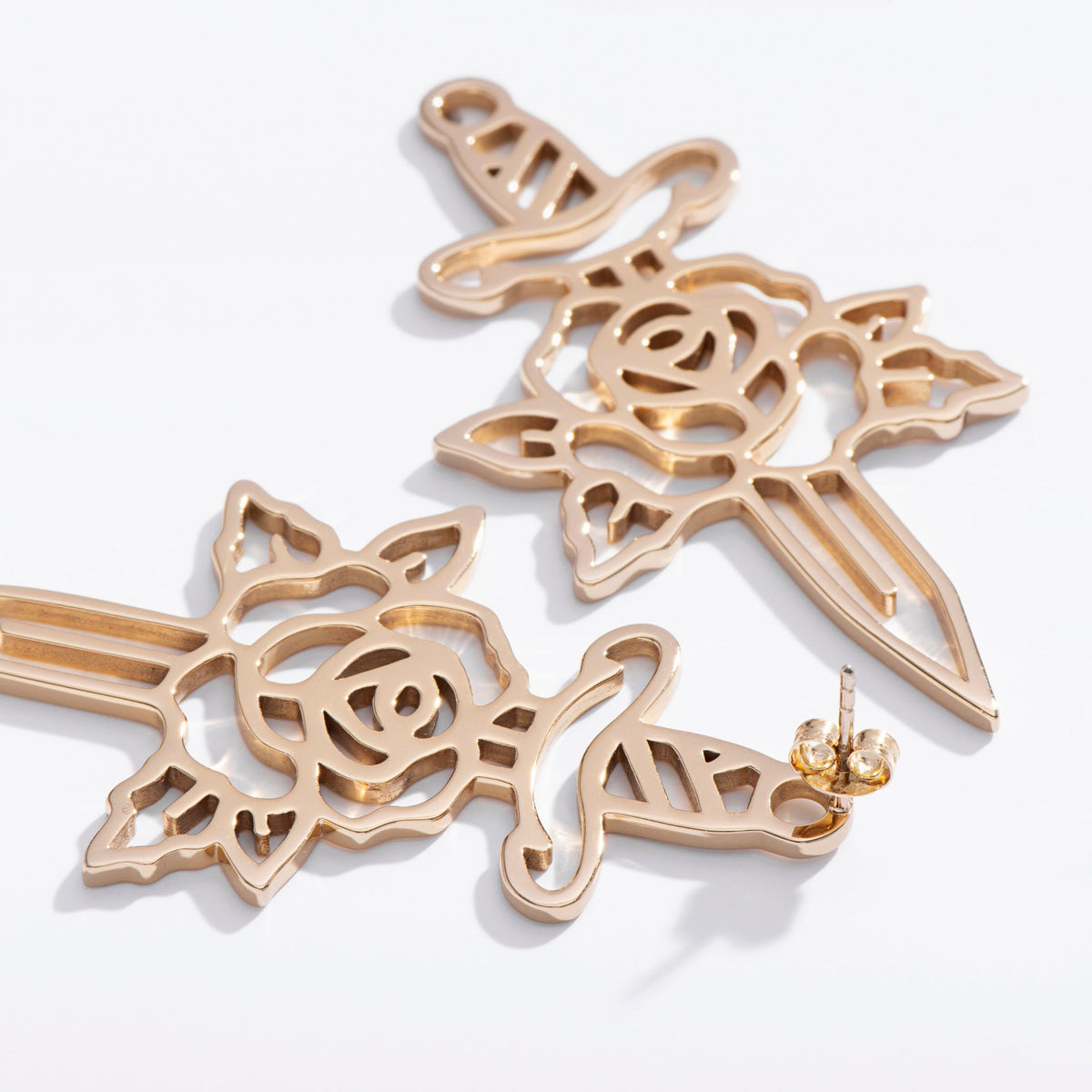 Rose Dagger Earrings - Starry Skies Austin