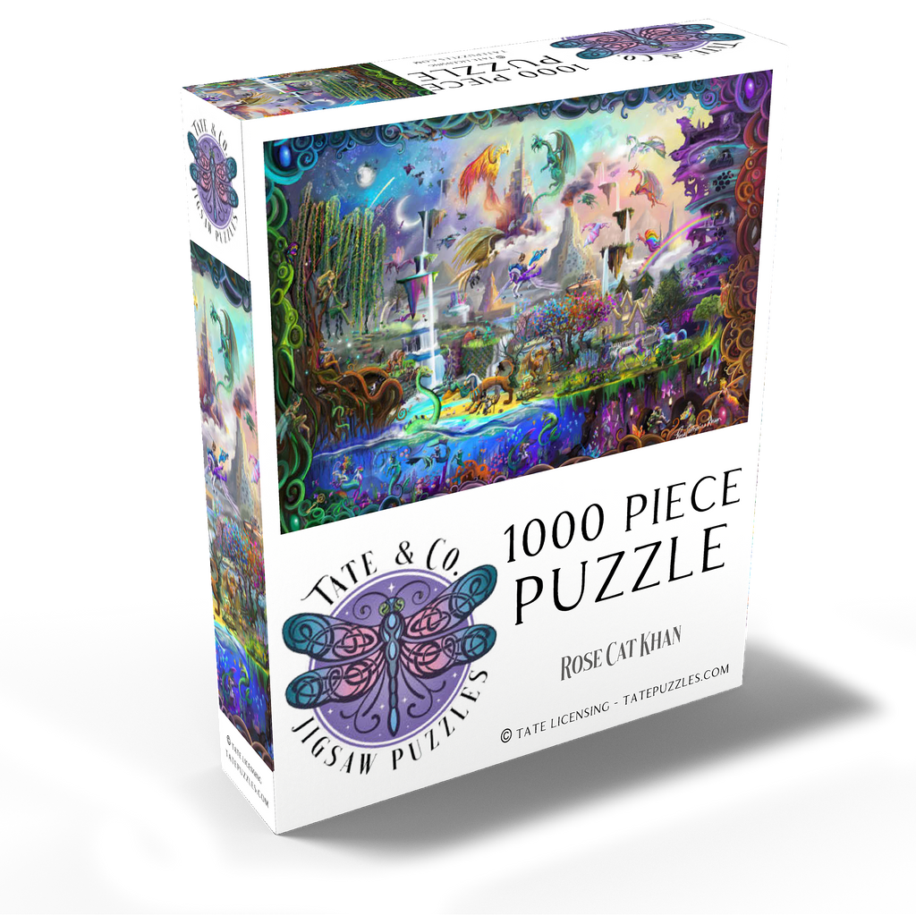 Rose Khan : Magical Mythology 1000 Piece Puzzle (Signed By Artist) - Starry Skies Austin