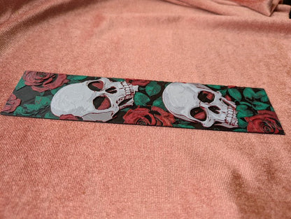 Rose & Skull Bookmark | Gothic Reader Gift - Starry Skies Austin