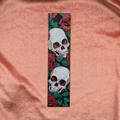 Rose & Skull Bookmark | Gothic Reader Gift - Starry Skies Austin