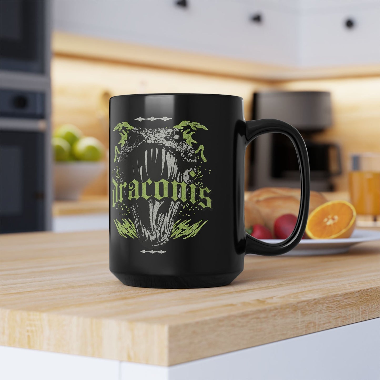 Ryder Draconis Basalisk Black Mug | Zodiac Academy Inspired - Starry Skies Austin
