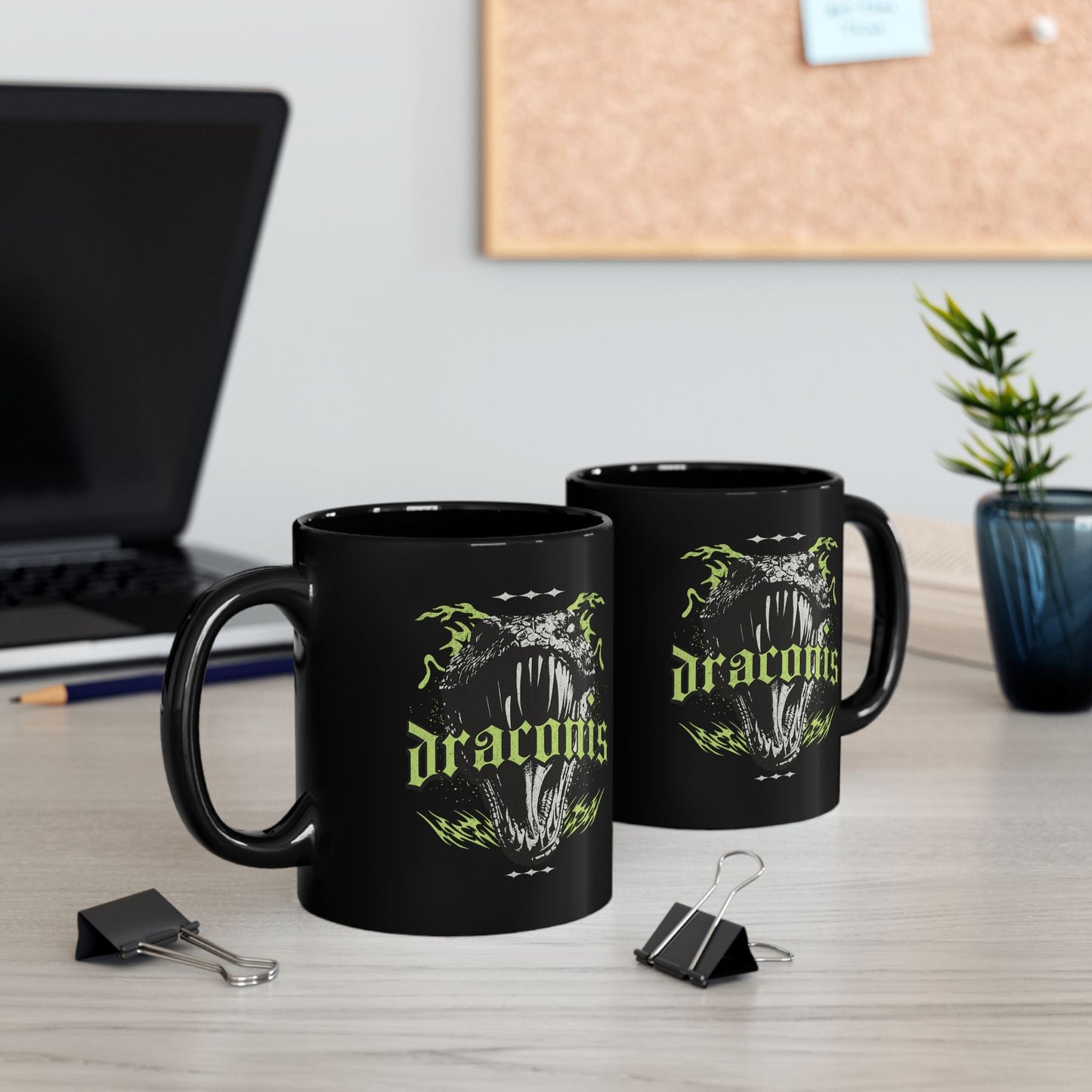 Ryder Draconis Basalisk Black Mug | Zodiac Academy Inspired - Starry Skies Austin