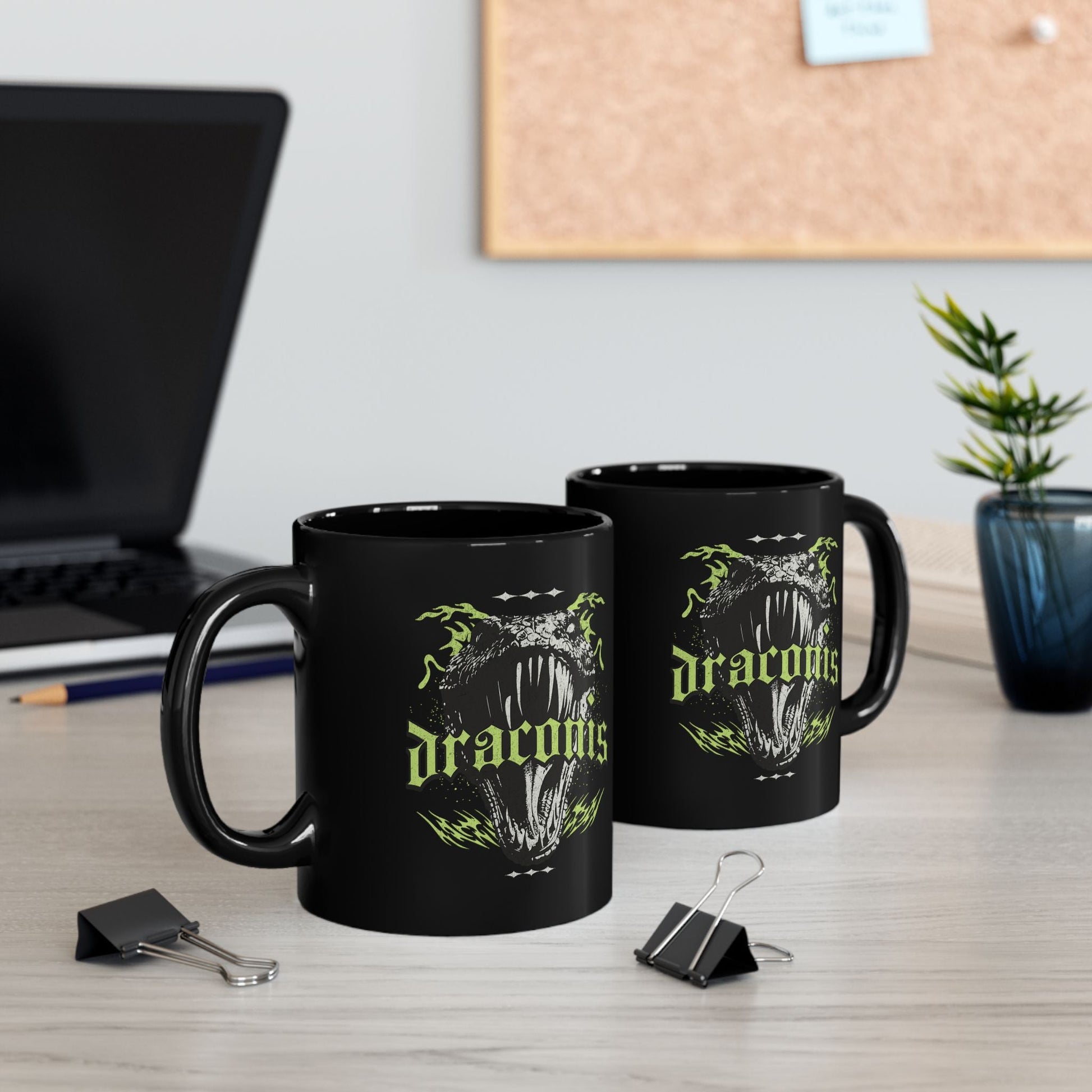 Ryder Draconis Basalisk Black Mug | Zodiac Academy Inspired - Starry Skies Austin