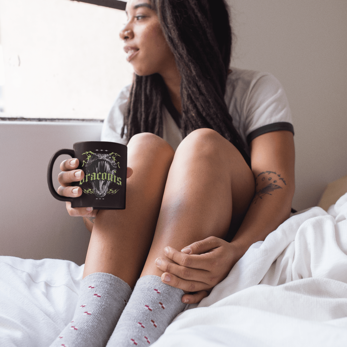 Ryder Draconis Basalisk Black Mug | Zodiac Academy Inspired - Starry Skies Austin