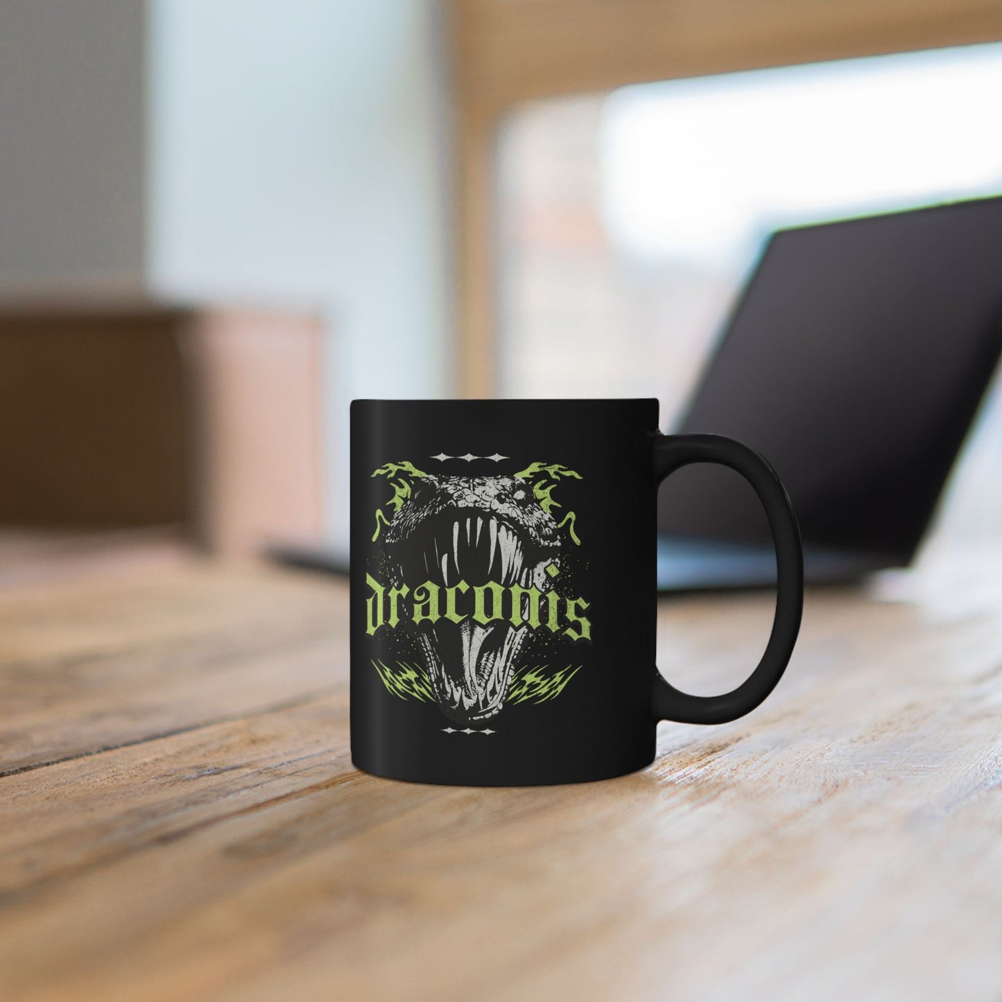 Ryder Draconis Basalisk Black Mug | Zodiac Academy Inspired - Starry Skies Austin