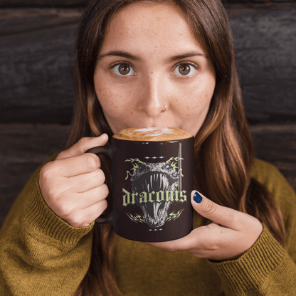 Ryder Draconis Basalisk Black Mug | Zodiac Academy Inspired - Starry Skies Austin
