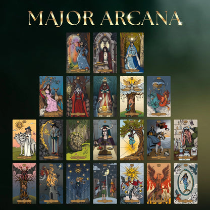 Sacred Witch Tarot Deck Set - Starry Skies Austin