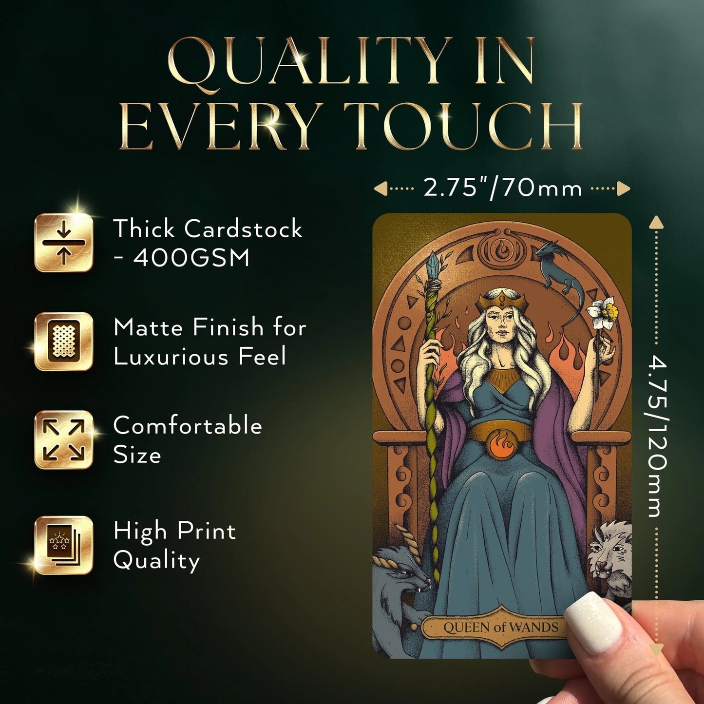 Sacred Witch Tarot Deck Set - Starry Skies Austin