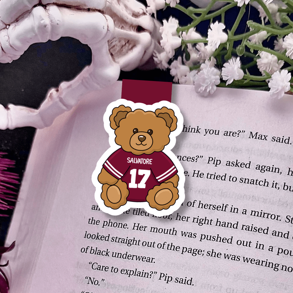 Salvatore Bear Magnetic Bookmark - Starry Skies Austin