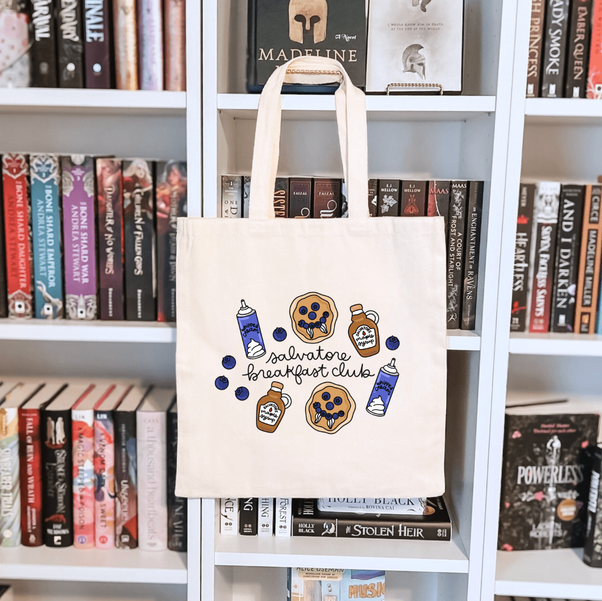 Salvatore Breakfast Club Sublimated Canvas Tote Bag - Starry Skies Austin