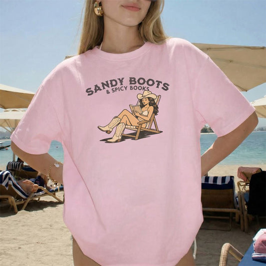Sandy Boots & Spicy Books Gildan Softsyle Shirt - Starry Skies Austin
