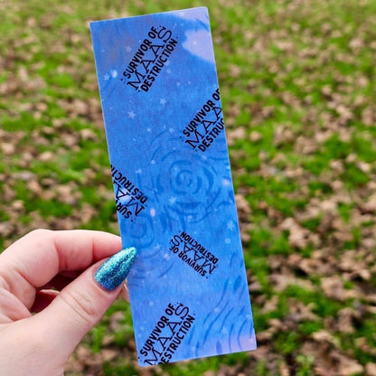 Sarah J Maas Inspired 2x6 Laminated Cardstock Bookmark - Starry Skies Austin