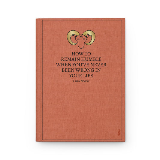 Sarcastic Astrology Journal for Aries - Starry Skies Austin