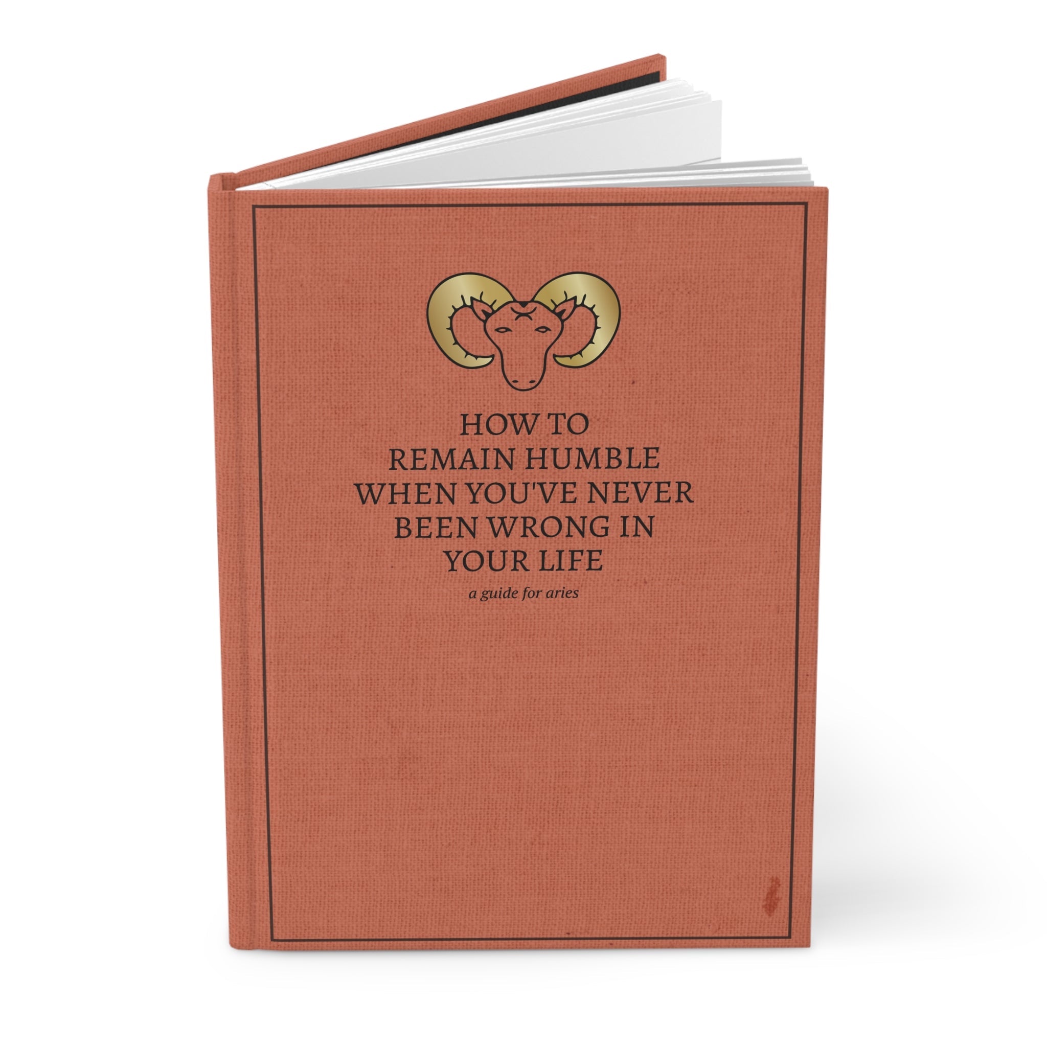 Sarcastic Astrology Journal for Aries - Starry Skies Austin
