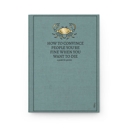 Sarcastic Astrology Journal for Cancer - Starry Skies Austin