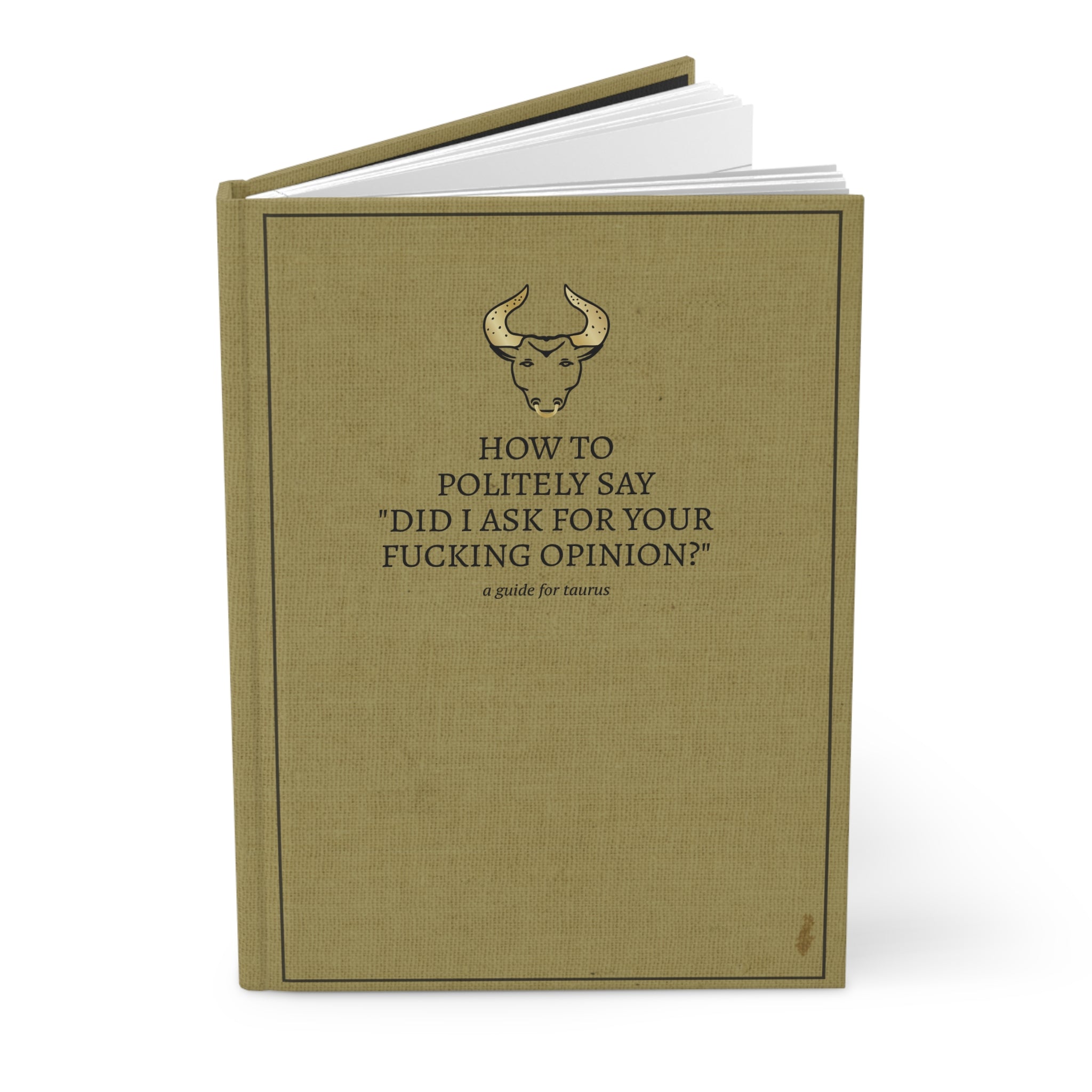 Sarcastic Astrology Journal for Taurus - Starry Skies Austin