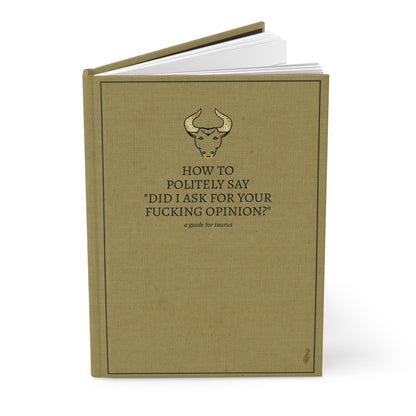 Sarcastic Astrology Journal for Taurus - Starry Skies Austin