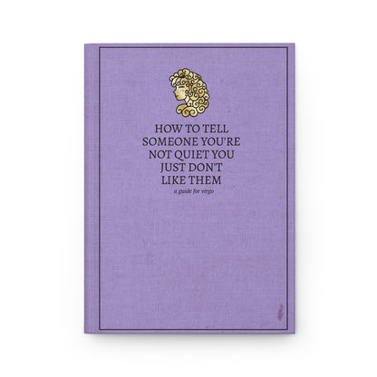Sarcastic Astrology Journal for Virgo - Starry Skies Austin