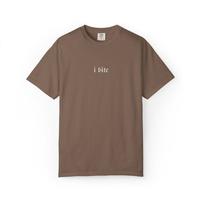 Sarcastic I Bite Embroidered Tee - Starry Skies Austin