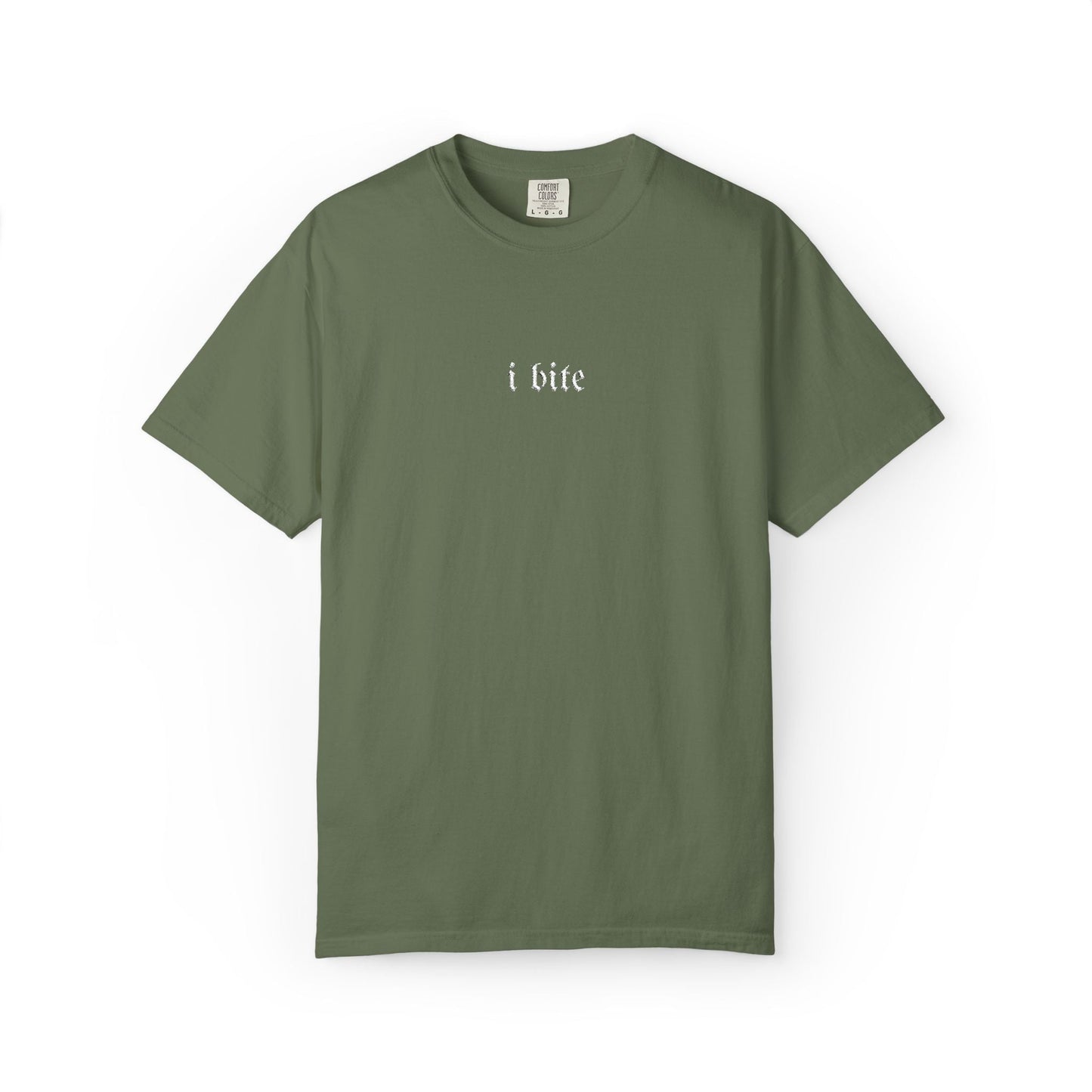 Sarcastic I Bite Embroidered Tee - Starry Skies Austin