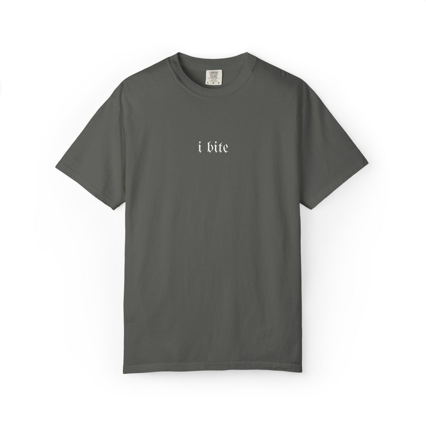 Sarcastic I Bite Embroidered Tee - Starry Skies Austin