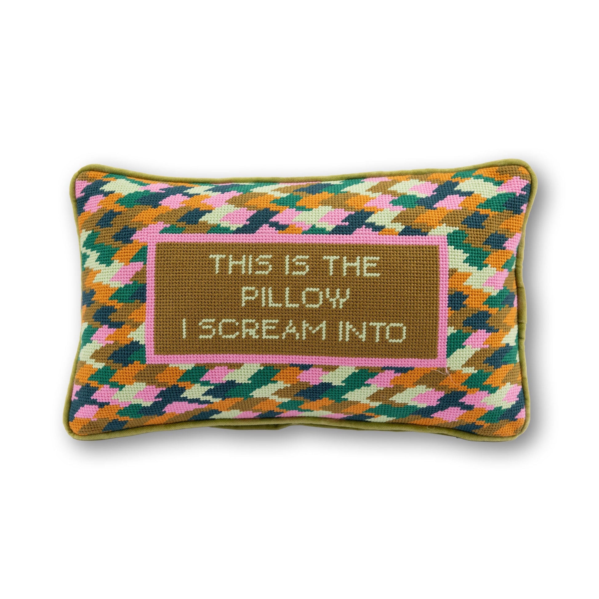 Scream Needlepoint Pillow - Starry Skies Austin