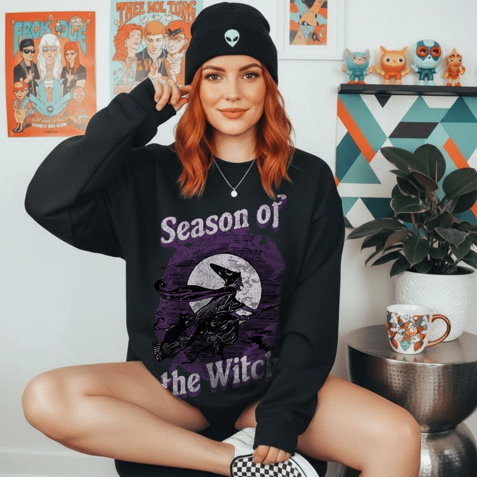 Season of the Witch Sweatshirt - Starry Skies Austin