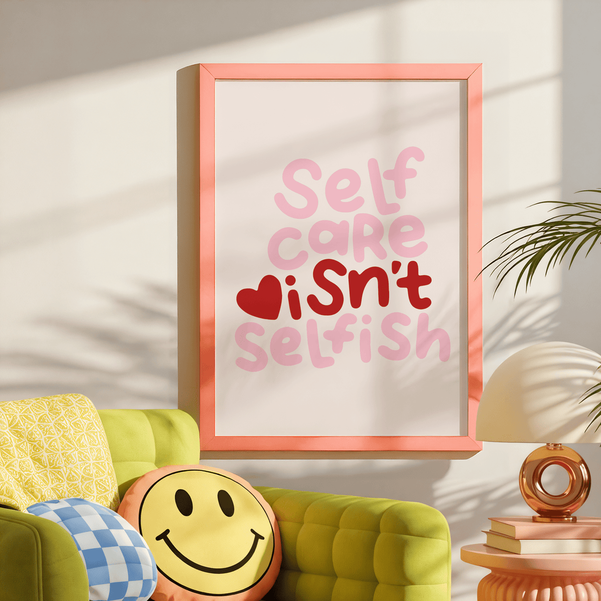 Self Care Isn't Selfish Unframed Art Print - Starry Skies Austin