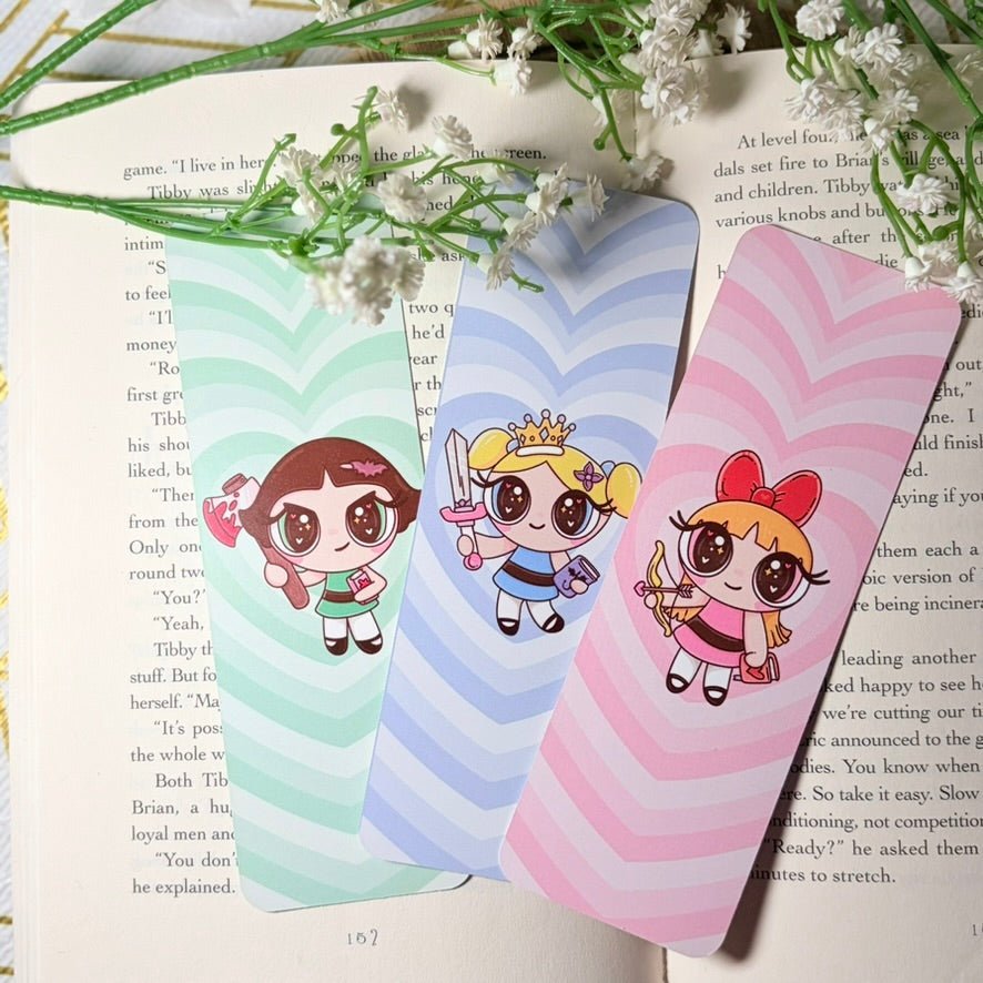 Set of 3 Girl Power Dual-Sided Matte Cardstock Bookmark - Starry Skies Austin