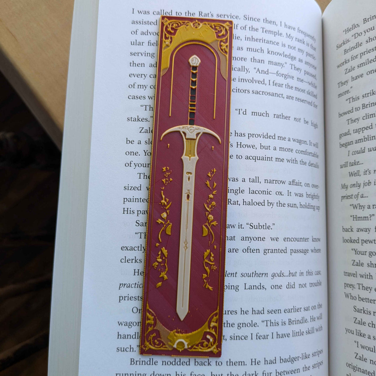 Set of 4 Celestial Gothic Sword Bookmarks – Handcrafted Fantasy Magic - Starry Skies Austin