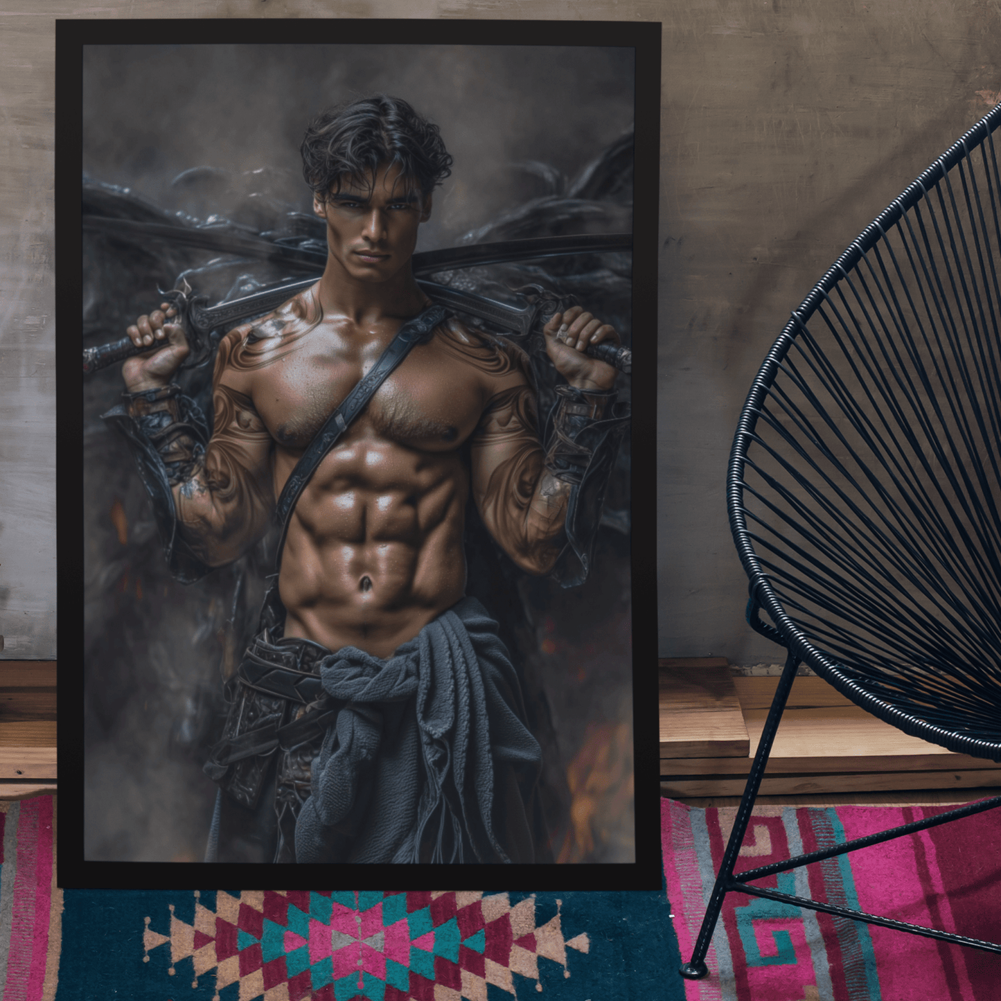 Shadow Daddies Fantasy Book Boyfriend Art Prints | Original Dark Romance Artwork - Starry Skies Austin