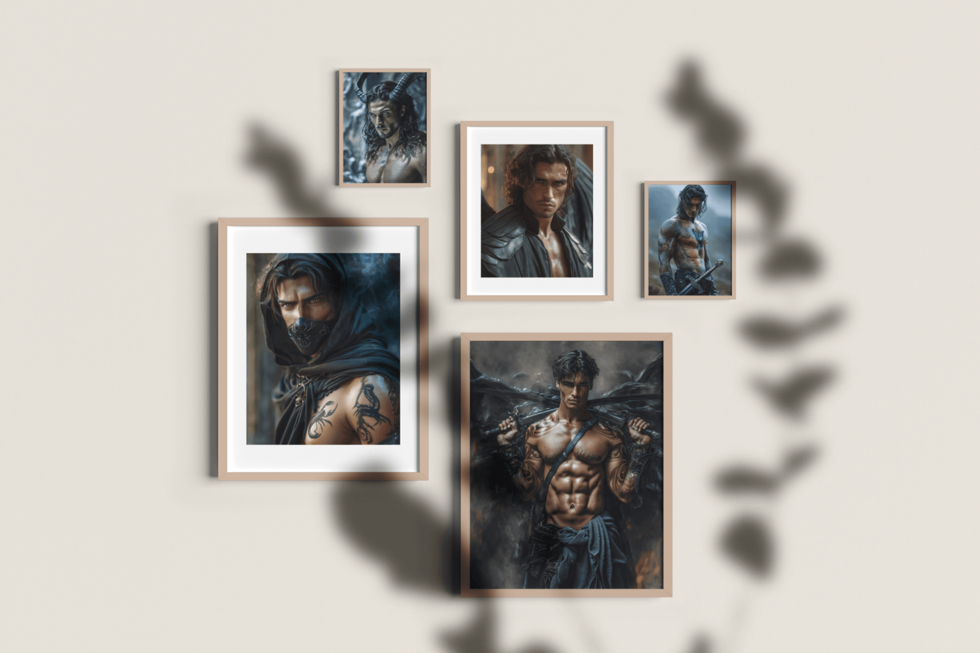 Shadow Daddies Fantasy Book Boyfriend Art Prints | Original Dark Romance Artwork - Starry Skies Austin