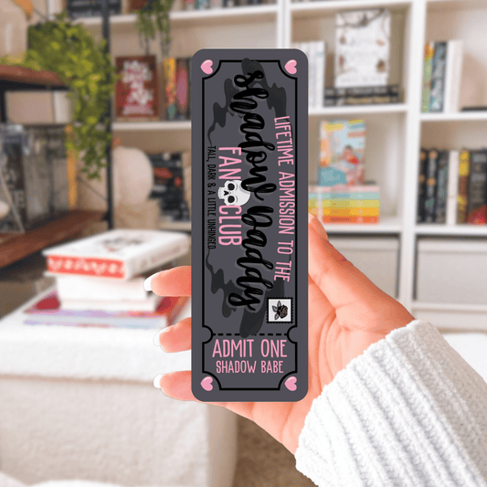 Shadow Daddy Fan Club Dual-Sided Cardstock Bookmark - Starry Skies Austin