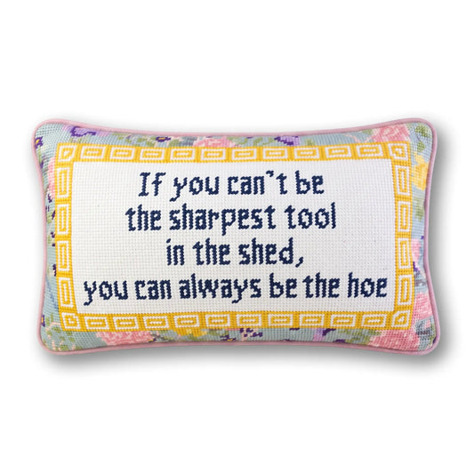 Sharpest Tool Needlepoint Pillow - Starry Skies Austin