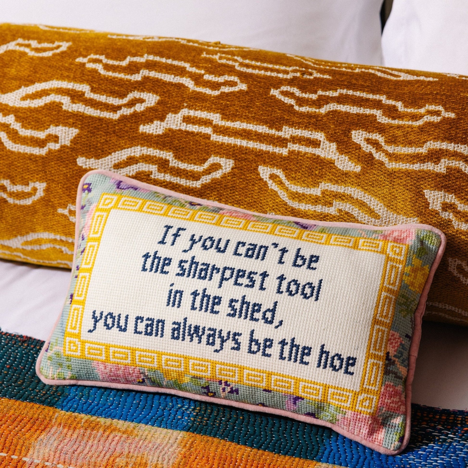 Sharpest Tool Needlepoint Pillow - Starry Skies Austin
